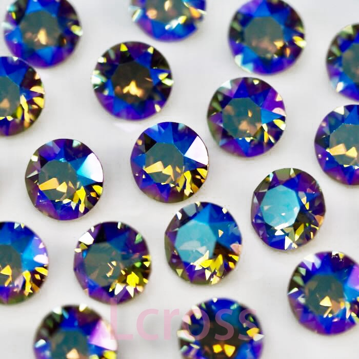 #1088 ブラックダイヤモンドブルーAB ss39（Vカット?