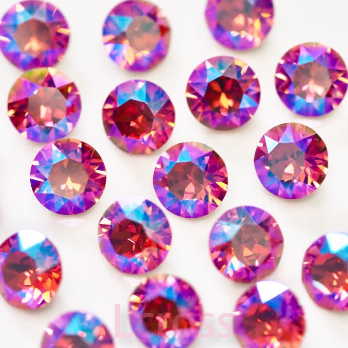 #1088 ローズブルーAB ss39（Vカット）レア