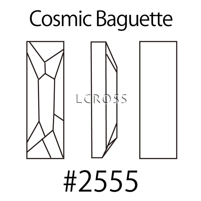 #2555 クリスタルAB 8×2.6mm（長方形）