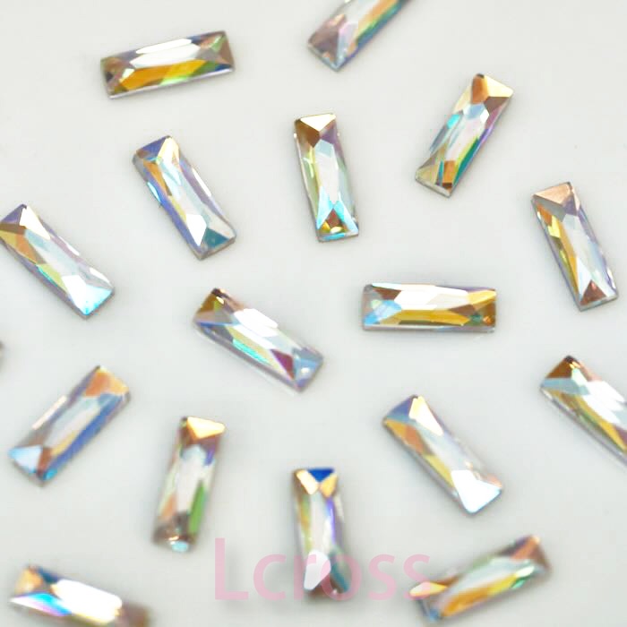 #2555 クリスタルシマー 8×2.6mm（長方形）レア