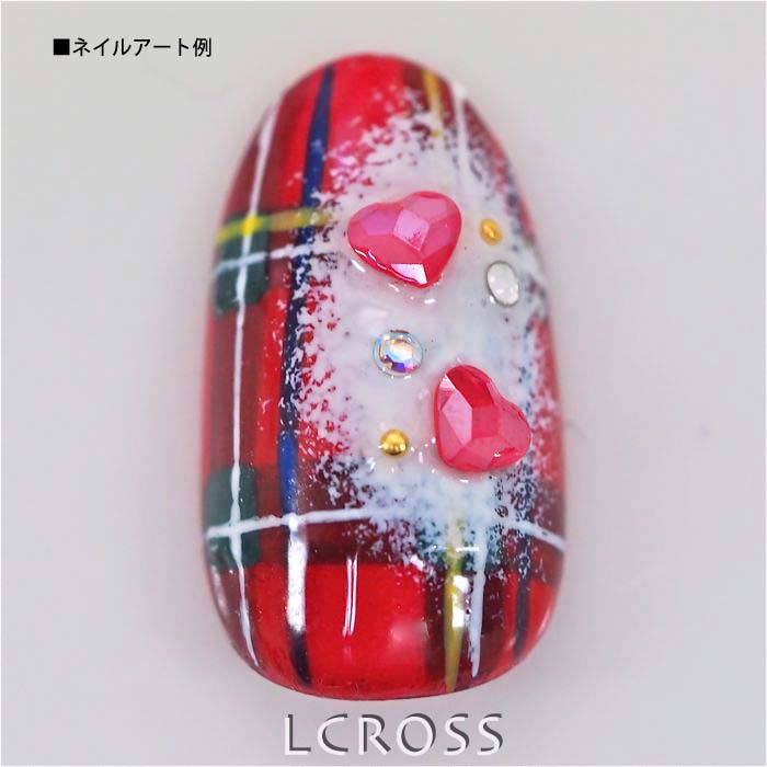 #2808 クリスタルロイヤルレッド 3.6mm（ミニハート）