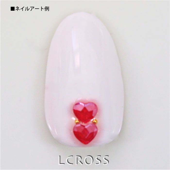 #2808 クリスタルロイヤルレッド 3.6mm（ミニハート）