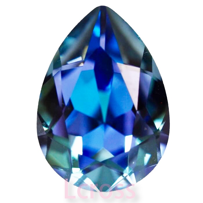 #4320 アクアマリンヴイトレイルライト 14×10mm （レア）