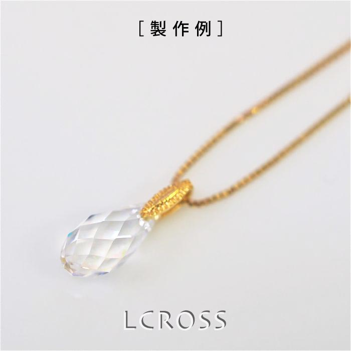 #6010 クリスタルホワイトパティーナ 11×5.5mm（ブリオレットペンダント）