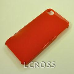 iPhone4/4S専用カバー 不透明レッド