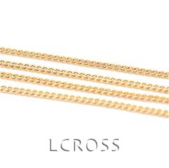 キヘイチェーン 幅約0.5mm ライトゴールド／ 50cm単位