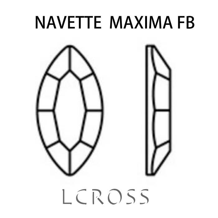 プレシオサ ナベット（リーフ） MAXIMA FB クリスタルAB 8×4mm