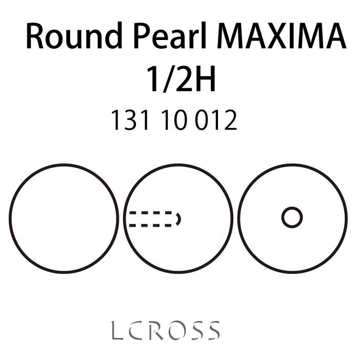 プレシオサ・ラウンドパールMAXIMA ホワイト 4mm（片穴）