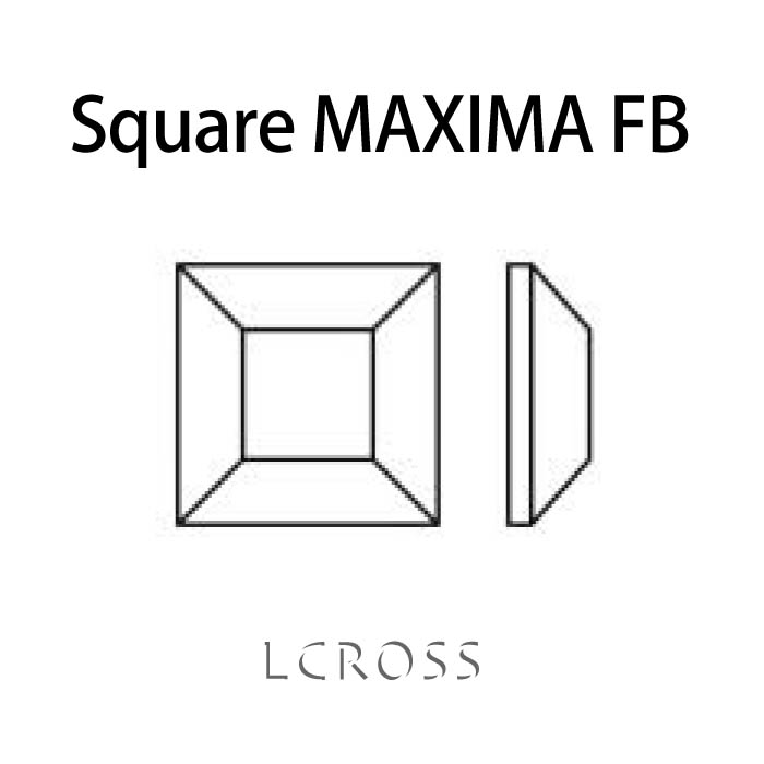 プレシオサ スクエア（正方形） MAXIMA FB クリスタルハニー 3mm