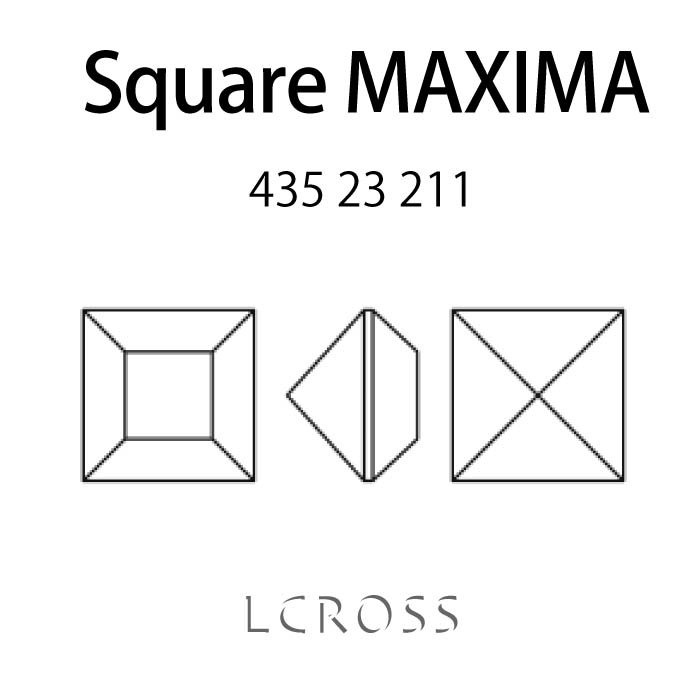 プレシオサ スクエア MAXIMA クリスタル 1.5mm