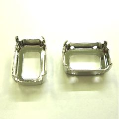 石座 #4610（14×10mm） シルバー 2ヶ入り